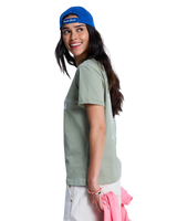 The Roxy Womens Oceanregular T-Shirt in Oil Green