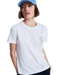 Ocean Regular T-Shirt in Coconut Milk