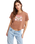 The Roxy Womens Endless Weekends T-Shirt in Brownie