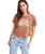 The Roxy Womens Endless Weekends T-Shirt in Brownie