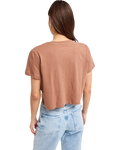The Roxy Womens Endless Weekends T-Shirt in Brownie