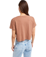 The Roxy Womens Endless Weekends T-Shirt in Brownie