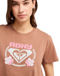 The Roxy Womens Endless Weekends T-Shirt in Brownie