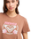 The Roxy Womens Endless Weekends T-Shirt in Brownie
