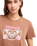 The Roxy Womens Endless Weekends T-Shirt in Brownie