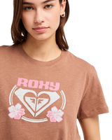 The Roxy Womens Endless Weekends T-Shirt in Brownie