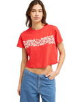 The Roxy Womens Endless Weekends T-Shirt in Hibiscus