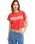 The Roxy Womens Endless Weekends T-Shirt in Hibiscus