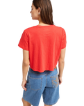 The Roxy Womens Endless Weekends T-Shirt in Hibiscus