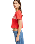The Roxy Womens Endless Weekends T-Shirt in Hibiscus