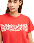 The Roxy Womens Endless Weekends T-Shirt in Hibiscus
