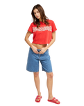 The Roxy Womens Endless Weekends T-Shirt in Hibiscus