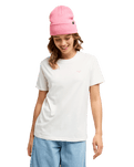 The Roxy Womens Ocean Regular Poster T-Shirt in Coconut Milk