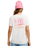 The Roxy Womens Ocean Regular Poster T-Shirt in Coconut Milk