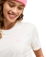 The Roxy Womens Ocean Regular Poster T-Shirt in Coconut Milk