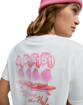 The Roxy Womens Ocean Regular Poster T-Shirt in Coconut Milk