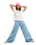 The Roxy Womens Ocean Regular Poster T-Shirt in Coconut Milk