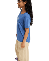 The Roxy Womens Oceanwave Regular T-Shirt in Dutch Blue