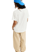 The Roxy Womens Oceanwave Regular T-Shirt in Coconut Milk