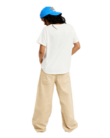 The Roxy Womens Oceanwave Regular T-Shirt in Coconut Milk