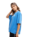 The Roxy Womens Tall Oversize Washed T-Shirt in Super Sonic