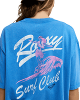 The Roxy Womens Tall Oversize Washed T-Shirt in Super Sonic