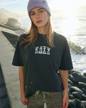 Tall Oversize Washed T-Shirt in Anthracite