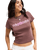 The Roxy Womens Beach Love T-Shirt in Peppercorn