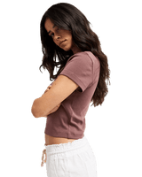 The Roxy Womens Beach Love T-Shirt in Peppercorn