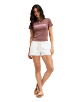 The Roxy Womens Beach Love T-Shirt in Peppercorn