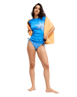 The Roxy Womens Oceans Lucky T-shirt in Super Sonic