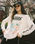 Sea Is Beautiful Long Sleeve T-Shirt in Coconut Milk