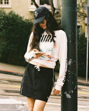Sea Is Beautiful Long Sleeve T-Shirt in Coconut Milk
