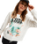 The Roxy Womens Sea Is Beautiful Long Sleeve T-Shirt in Coconut Milk
