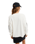 The Roxy Womens Sea Is Beautiful Long Sleeve T-Shirt in Coconut Milk
