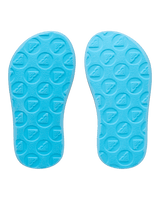 Girls Cage Sandals in White, Orange & Pink