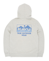 True Gradient Hoodie in Grey Marl