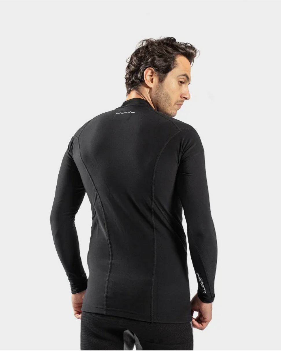 The Gul Evotherm Thermal Rash Vest in Black | Anns Cottage – Ann's Cottage
