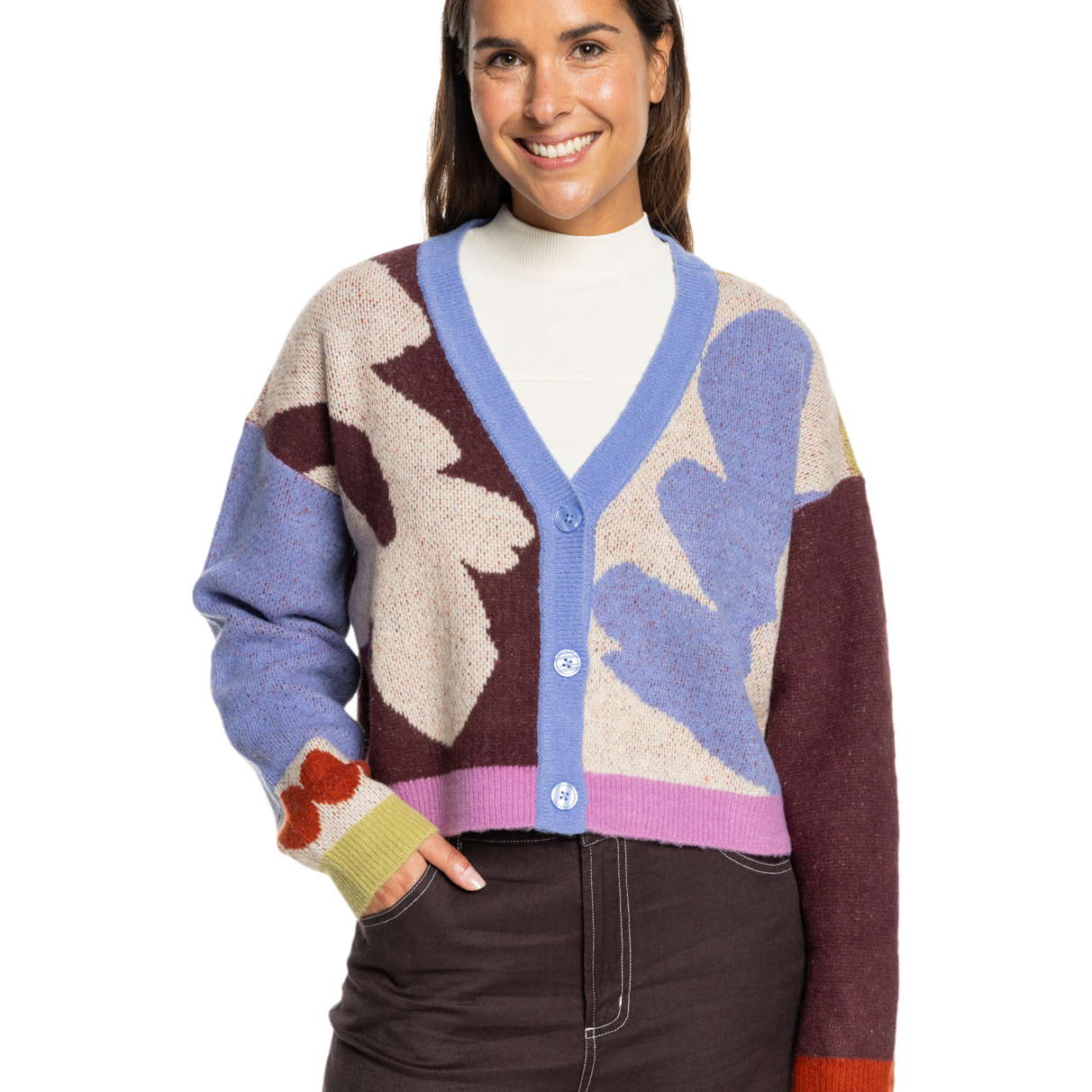 The RVCA Gabrielle Cardigan in Multi | Anns Cottage – Ann's
