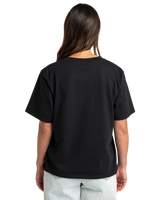 The RVCA Womens Keep Growning T-Shirt in Black
