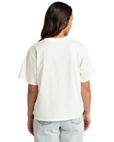 The RVCA Womens Wildflower Snake T-Shirt in Salt