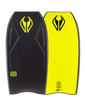 Evolution PE 44" Bodyboard in Black & Yellow