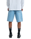 The RVCA Mens Skate Denim Shorts in Bleach Wash