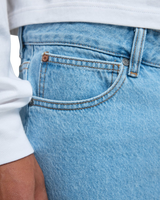 The RVCA Mens Skate Denim Shorts in Bleach Wash