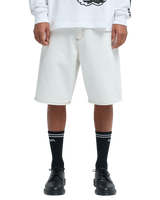 The RVCA Mens Skate Denim Shorts in Vintage White