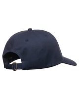 The RVCA Mens Mosaic Clipback Cap in Dark Denim