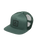 The RVCA Mens VA All The Way Trucker Cap in Balsam Green