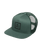 The RVCA Mens VA All The Way Trucker Cap in Balsam Green