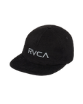 Big RVCA Cord Snapback Cap in Black
