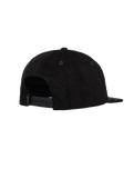 Big RVCA Cord Snapback Cap in Black